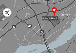 Carte de l'Université Laval