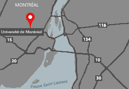 Carte de l'Université de Montréal